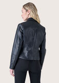 Grant eco-leather jacket NERO BLACK Woman image number 4
