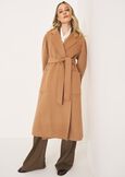 Connie pure wool wrap coat NERO BLACKBEIGE CAMMELLO Woman image number 1