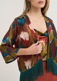 Conrad Africa print shrug VERDE Woman image number 2