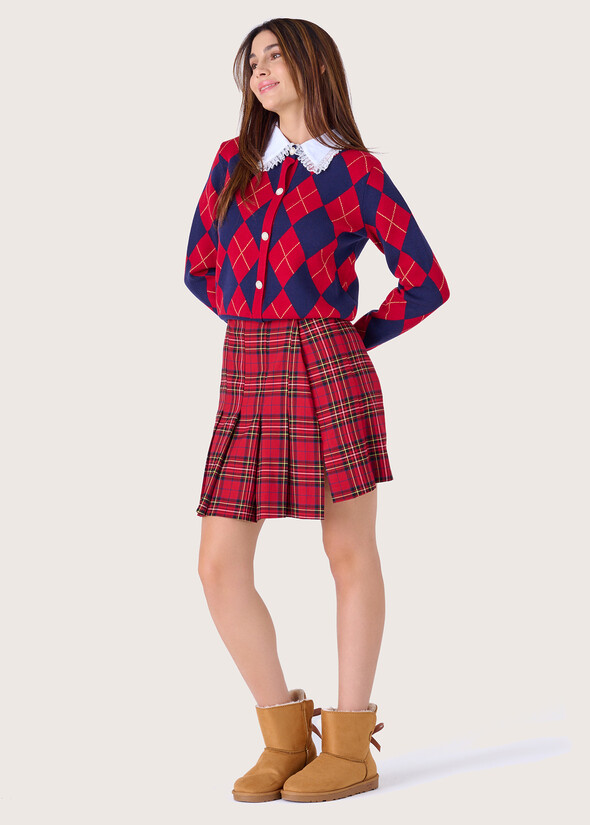 Gaia asymmetrical skirt ROSSO CARPET Woman null