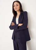 Giuliet linen-viscose blazer BLUBIANCO WHITE Woman image number 2
