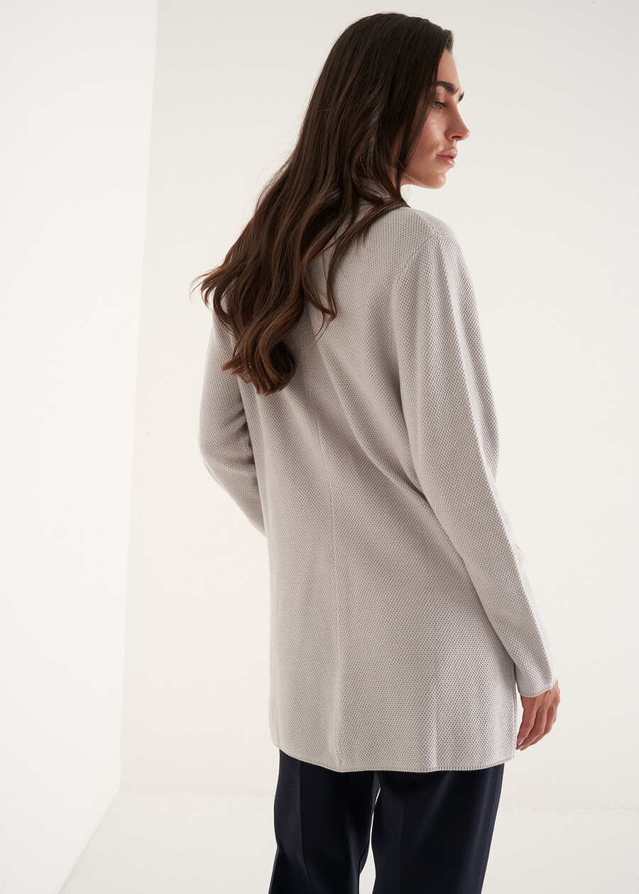 Cloe unlined jacket cardigan MARRONE CAFFEGRIGIO PERLA Woman , image number 3