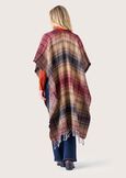 Morgana long cape BEIGE GREIGE Woman image number 3