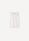 Top Tyson maglia e cristalli BIANCO WHITE Donna immagine n. 5