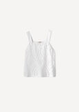 Top Tairon traforato BIANCO WHITE Donna immagine n. 4