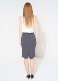 Gonna Gioia a tubino in lana GRIGIO GREY Donna immagine n. 5