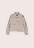 Coprispalle in panno Carlo BEIGE LANA Donna immagine n. 5