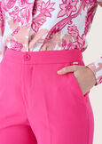 Alice technical fabric trousers ROSA FUCSIAVERDE POLINESIA Woman image number 4