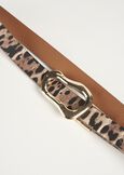 Cintura reversibile Charm in ecopelle MARRONE Donna immagine n. 3