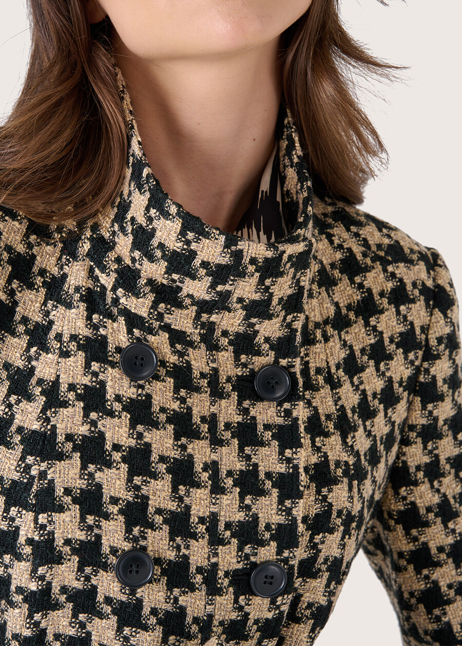 Cappotto Elisir in panno NERO Donna , immagine n. 2