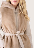 Cappotto Grace in ecopelo BEIGE GREIGE Donna immagine n. 3