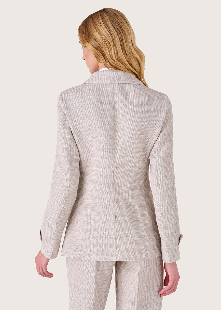 Gianna double-breasted blazer BEIGE Woman , image number 3