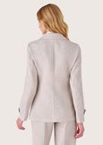 Gianna double-breasted blazer BEIGE Woman image number 3