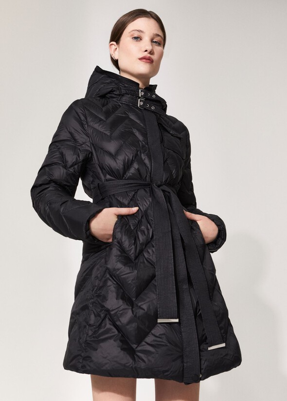 Paris jacket with goose dawn NERO BLACK Woman null