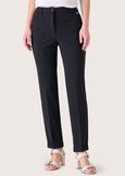 Pantalone Bellas in tessuto screp NEROBLUE OLTREMARE  Donna immagine n. 2