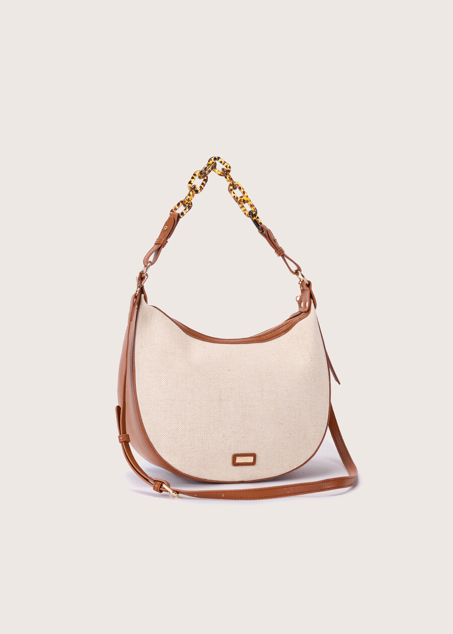 Borsa a sacca big in canvas Betani BEIGENERO Donna , immagine n. 2