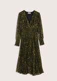 Abito midi Alis in georgette VERDE MUSCHIO Donna immagine n. 4