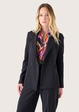 Gwinet technical fabric blazer NERO BLACKVIOLA FRESIA Woman image number 2