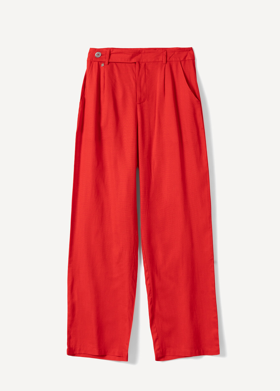 Phil straight-leg trousers ROSSO Woman , image number 6