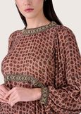 Abito Adel con stampa etnica MARRONE AMBER Donna immagine n. 2