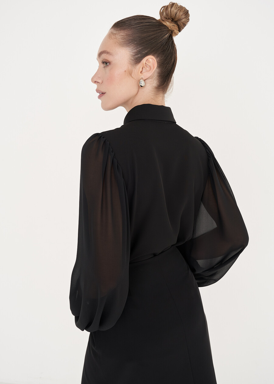 Camicia Candida in doppio tessuto ROSSONERO BLACK Donna , immagine n. 4