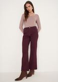 Jeans JacquelineJ-F svasati VIOLA VINACCIA Donna immagine n. 1