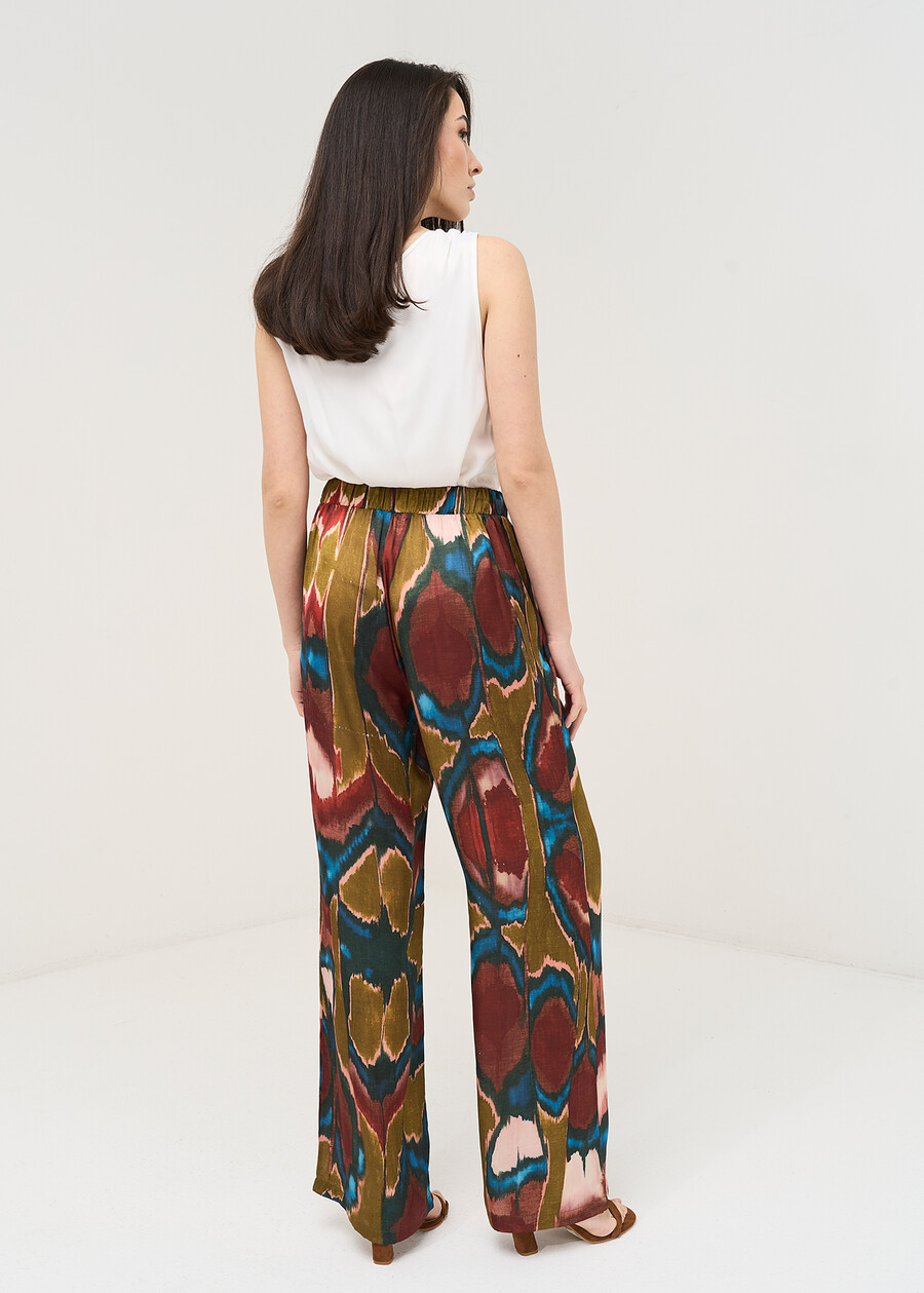 Pantaloni Pablo fantasia Africa VERDE Donna , immagine n. 4