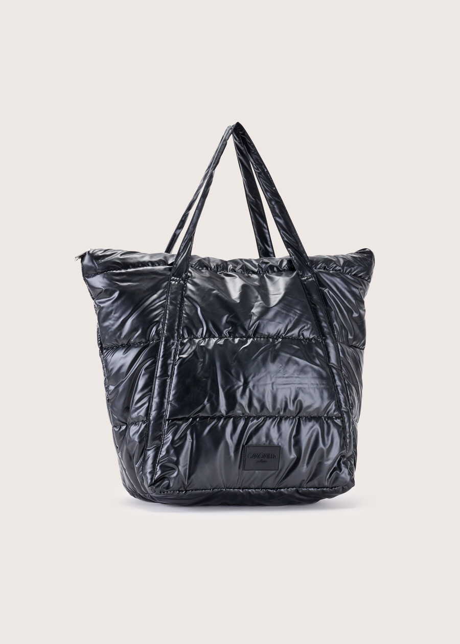 Borsa shopping Bakko in nylon NERO BLACK Donna , immagine n. 2