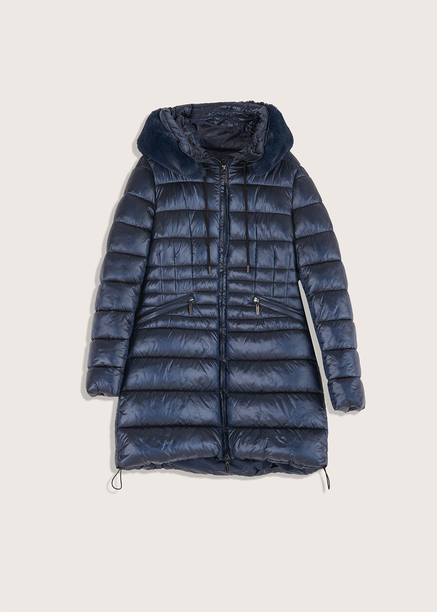 Peter long down jacket BLU INCHIOSTRO Woman , image number 5