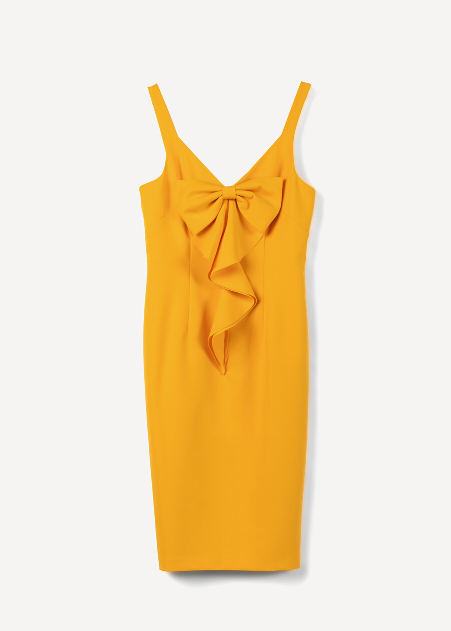 Agos dress with maxi bow ARANCIONE Woman , image number 5