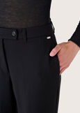 Giorgia technical fabric trousers NERO BLACKBEIGE GESSOBLU Woman image number 4