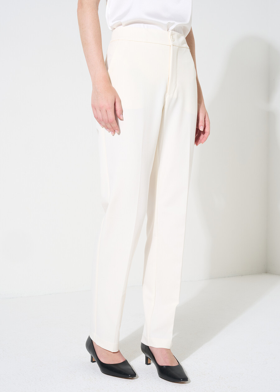 Alice bi-stretch slim trousers NERO BLACKBEIGE GESSOBLU Woman , image number 3