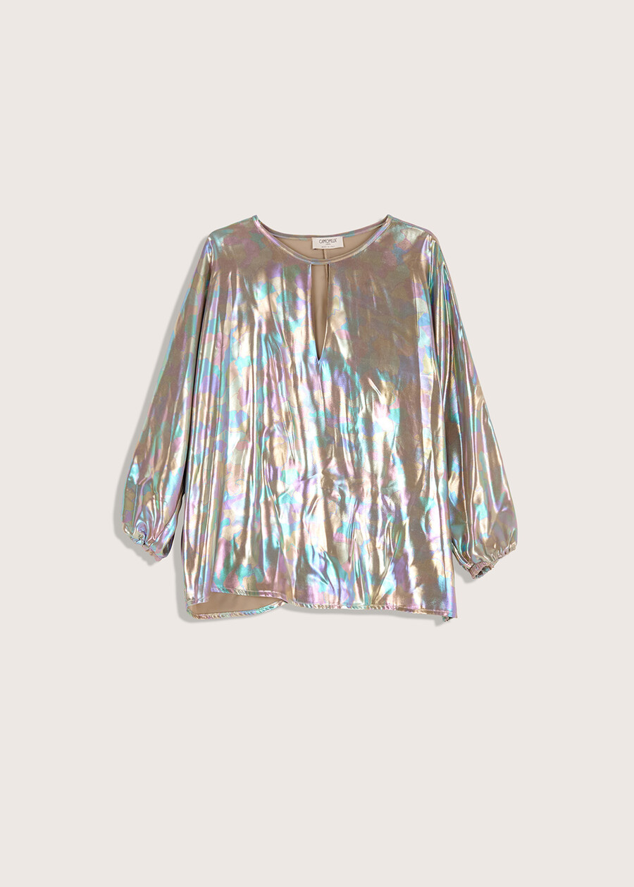 Sabrina camouflage blouse GOLD Woman , image number 4
