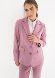 Giselle single-breasted blazer ROSA QUARZOBLU AVION Woman image number 1