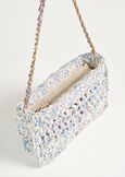 Bila woven paper clutch bag VIOLA MULBERRYBEIGE AVENA Woman image number 2