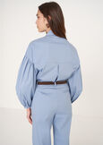 Camicia Cristine over in cotone CELESTE FIORDALISO Donna immagine n. 3