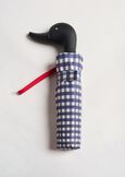 Vichy umbrella with duck handle BLU Woman image number 1