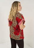 Camicia Cassy in cotone ROSSO Donna immagine n. 3