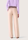 Giorgia polyviscose trousers BEIGE CAMMELLOGRIGIO MEDIUM GREY Woman image number 4