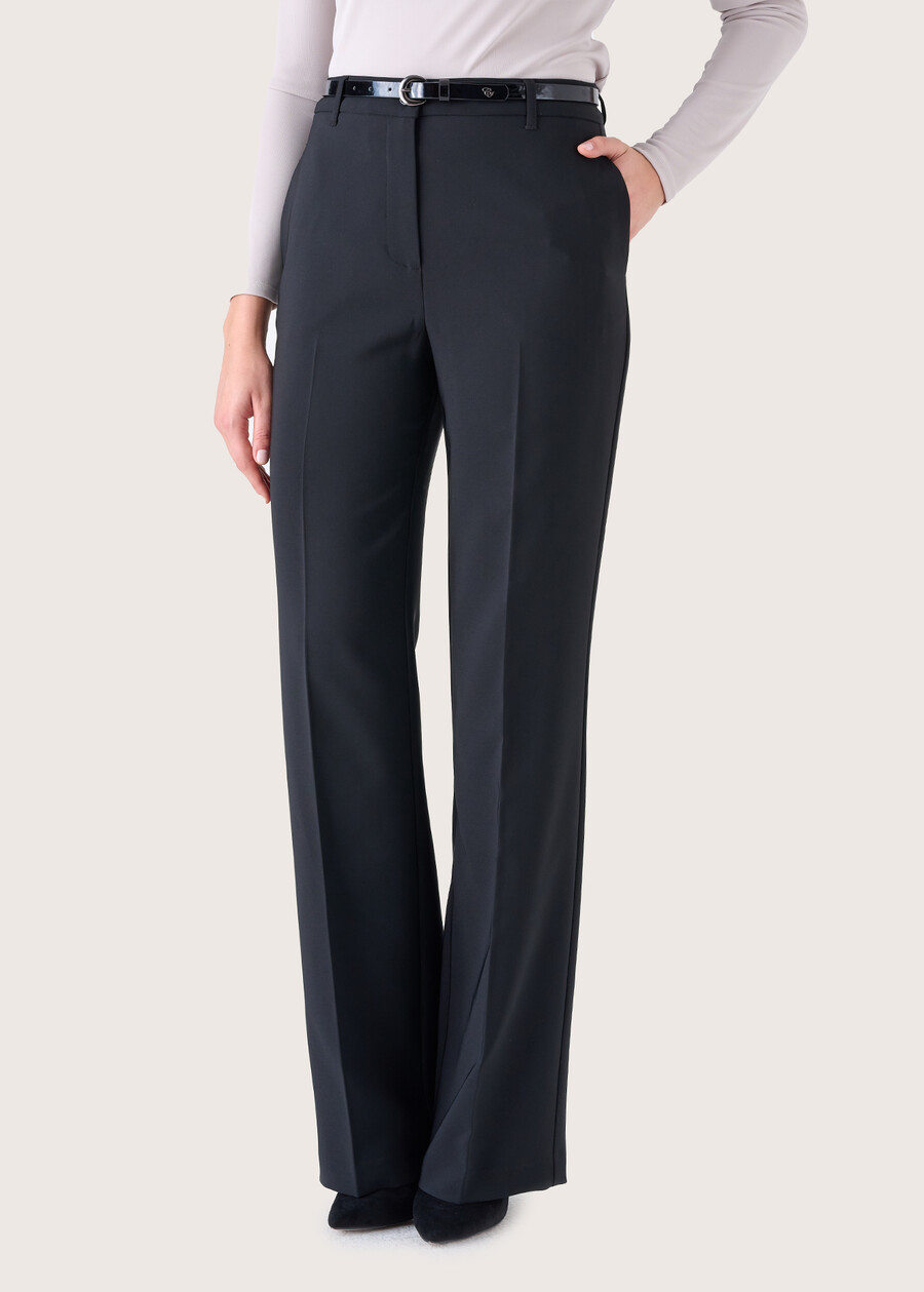 Pantalone Ashley in tessuto tecnico NERO BLACK Donna , immagine n. 2