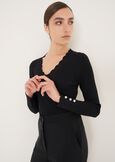 Matisse slim-fit knit top NERO BLACK Woman image number 1