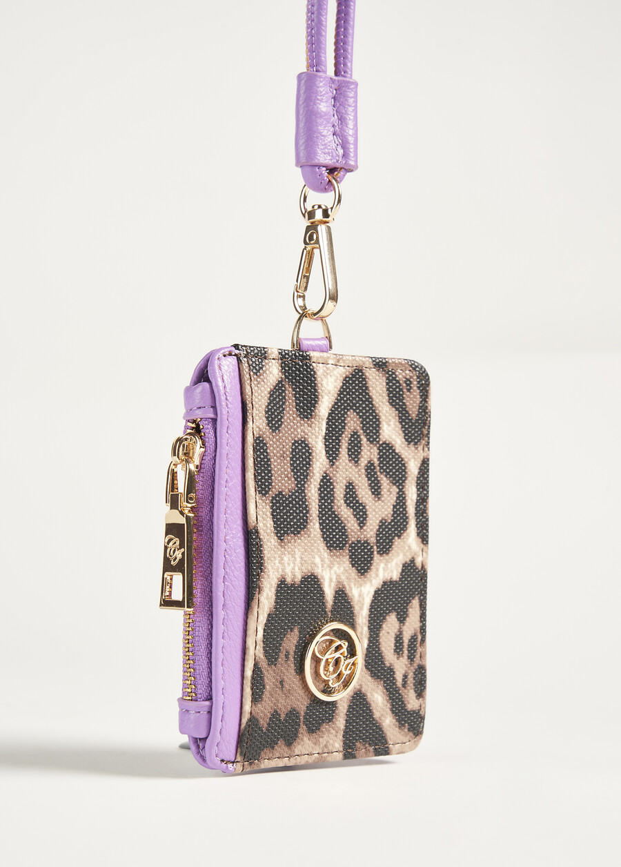 Porta carte Camala in ecopelle BLUE TURCHESEVIOLA MULBERRY Donna , immagine n. 3