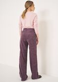 Corduroy Velvet  Suit GRIGIO CENEREVIOLA PURPLE Woman image number 8