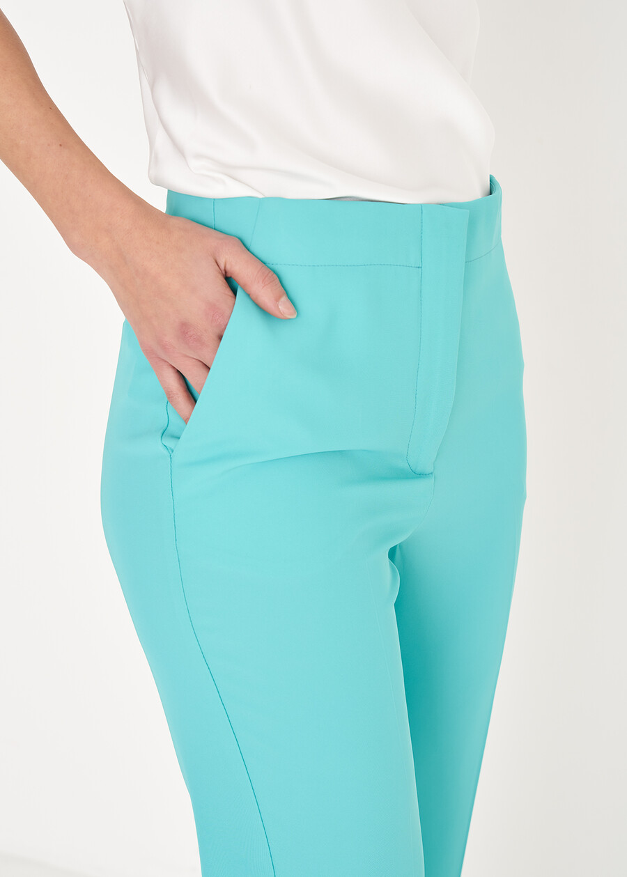 Pantalone Alice in cady BLUE TURCHESE Donna , immagine n. 4