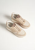 Sherly eco-suede sneakers BEIGE DOESKIN  Woman image number 2