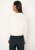 Coeur cardigan with jewel detail ROSSOBEIGE LATTE Woman image number 3
