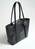 Baxi croc-effect shopper bag NERO Woman image number 2
