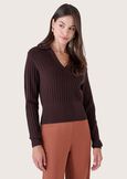 Maglia Manchester modello polo BEIGE LATTEMARRONE JAVA Donna immagine n. 1