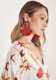 Orecchini Giza a goccia ROSSO Donna immagine n. 1