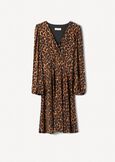 Astrid printed dress Leopardier MARRONE CARAMELLO Woman image number 5